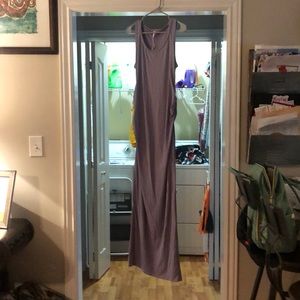 Pinkblush Dusty Purple Maternity Maxi Dress